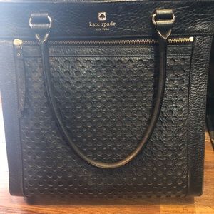 Kate Spade Black Leather Purse (Large)